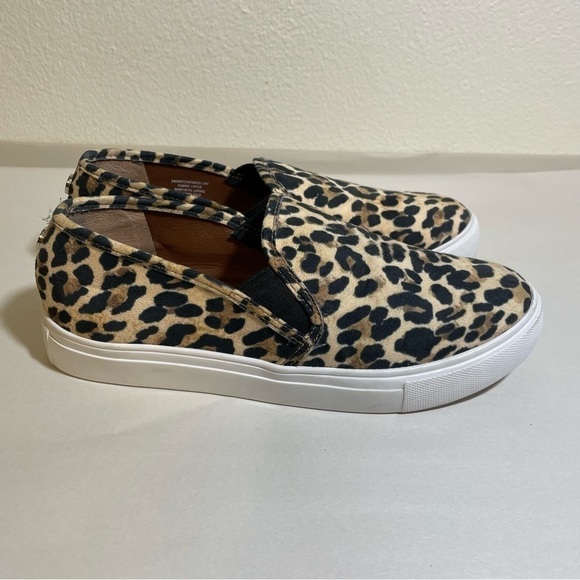 STEVE MADDEN Leopard Cheetah Print Slip On Loafer Shoes - Picture 4 of 8